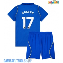 Camisa de time de futebol Chelsea Morgan Rogers #17 Replicas 1º Equipamento Infantil 2026-27 Manga Curta (+ Calças curtas)